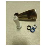 Dreyoo Tub Spout (Universal Fits 1/2" Copper Pipe, 1/2" IPS and 3/4" IPS), Bathroom Bathtub Faucet with Adapters and Hex Wrench(Brushed Nickel,Without Diverter)