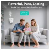 Plug in Diffuser, Waterless Oil Diffuser for Home, Essential Oil Plug in Wall, Smart Bluetooth App Control, Up to 500 Sq.ft Coverage, White