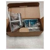 VAEHOLD Wall Towel Hooks, Heavy Duty Sticky Holder Waterproof Towel Hooks for Hanging Coat, Clothes, Closet Hook Wall Mount for Kitchen (Silver, 4 Pack)