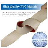 Floor Transition Strip Self Adhesive Floor Cover Strips Laminate 1.57" Wide Vinyl Flat Divider Transitions Elegant Wood Grain Design (4cm, 3.3Ft, Beige)