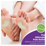 Premium Dancers Pads for Ball of feet Pain - Sesamoiditis Pads - Made in USA - 1/4" Thick Adhesive Skived Felt - 12 Pieces - Left Foot