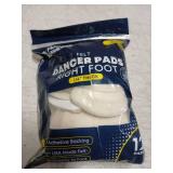 Premium Dancers Pads for Ball of feet Pain - Sesamoiditis Pads - Made in USA - 1/4" Thick Adhesive Skived Felt - 12 Pieces - Left Foot