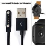 LKHSYAN Universal Smart Watch Charger USB Power 4 Pin spacing Magnetic Charging Cables for Smart Watch GT88 G3 KW18 Y3 KW88 GT68