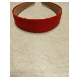 VELSCRUN Red Headband Satin Headbands for Women Girls Non Slip 1.3 Inch Women Hair Bands Halloween Cosplay Diy Holiday Head Band Gifts for Mothers Sisters Hair Accessories