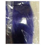 Kraler 4 packs 24 inch Synthetic Braiding Hair Extensions, Purple Pre-Stretched Braiding Hair for Girls for Box Braids, Halloween Cosplay Party