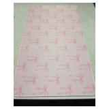 Fanfanwin Pink Bows Mouse Pads Coquette Kawaii Mouse Pad 23.62 x 13.78 Inches Preppy Trendy Computer Desk Mat for Laptop with Non-Slip Rubber Base Mat Office Accessories Decor for Women