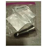 Russian Piping Tips Set, 8 Nozzles Flower Frosting Icing Tips Russian Ball Piping Tips for Cake Decorating Kit, 2 Couplers 30 Pastry Baking Bags 1 Cleaning Brush, 1 Reusable Silicone Bag YLYL