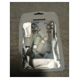 Lightning to USB C Adapter 4 Pack - Fast Charging & Data Transfer USB C to Lightning Charger Connector Compatible with iPhone 15/16/17 Pro Max/Plus, Samsung, Pixel - Not for Audio/OTG (White)