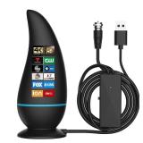 TV Antenna, HD Digital TV Antenna 560+ Miles Range Reception with Signal Booster & Magnetic Support Base for 4K 1080P HD Local Channels and All Old TVs - 18ft coaxial Cable