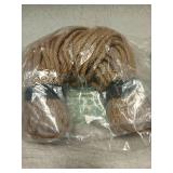 Jute Twine, Heavy Duty Jute Rope, Natural Hemp Rope for DIY Arts Crafts, Gardening, Bundling Home Decorating, Cat Scratching Post 100ft 8 mm