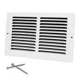 Howeall 10"W x 6"H [Duct Opening Size] Steel Return Air Grille, Air Return Vent Cover for Ceiling and Sidewall - HVAC Air Vent Covers - [Outer Dimensions: 11.75"W x 7.75"H]