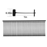 Acuteye 1 Inch Standard Tagging Attachments, 5000 Pieces, 50 Per Clip (Black)