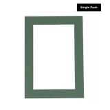 Mat for 11x14 Frame - Precut Mat Board Acid-Free Hunter Green 8x10 Photo Matte For a 11x14 Picture Frame, Premium Matboard for Family Photos, Show Kits, Art, Picture Framing, Pack of 1 Mat 8 x 10