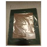 Mat for 11x14 Frame - Precut Mat Board Acid-Free Hunter Green 8x10 Photo Matte For a 11x14 Picture Frame, Premium Matboard for Family Photos, Show Kits, Art, Picture Framing, Pack of 1 Mat 8 x 10