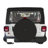 Aolowewin Black Spare Tire Cover with Back-up Camera Hole for Jeep Wrangler JL, Sport & Sahara, Ford Bronco SUVs. Dust-Proof Tire Cover Protector (XL: 285/70R17, 265/70R17, 255/70R18)