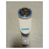 Conair Fabric Shaver and Lint Remover, Battery-Operated Portable Clothes Shaver with 3 Settings, Fuzz Remover for Sweaters, Clothing and Furniture, Large 2-Inch Shaving Head, White