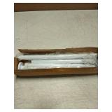 CorkLatta White Shower Curtain Rod 31 to 80 Inch,1 Inch Diameter Adjustable Spring Tension Stainless Steel Telescoping Rod,Easy Install,No Rust