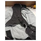 Lelepet Warm Dog Coats for Large Dogs Waterproof Dog Jacket Reflective Pet Fleece Vest Windproof Cold Weather Coats with Adjustable Buckle & Leash Hole, Black, XXXL