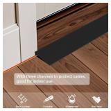 Threshold Ramps for Doorways, Floor Transition Strip Self-Adhesive, Ramps for Wheelchairs for Home, Waterproof Vinyl Gap Cover for Wood Tile Flooring