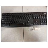 Logitech K270 Wireless Keyboard for Windows, 2.4 GHz Wireless, Full-Size, Number Pad, 8 Multimedia Keys, 2-Year Battery Life, Compatible with PC, Laptop, Black