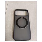 TORRAS Upgraded 360 Magnetic Stand for iPhone 17 Pro Max Case with Camera Control Button, Fit for MagSafe with Ring, Mil-Grade Protection, Translucent Slim for iPhone 17 ProMax Case Ostand, Black