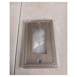 TREEWELL 4-Pack Decorator Outlet Cover Plate, Decorative Switch Plates and Outlet Covers, Antique Brass Metal Wall Plates for Electrical Outlets, Receptacle, GFCI Outlet, Dimmer Switch