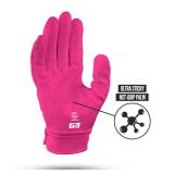 Nxtrnd G3 Pro Padded Football Gloves, Sticky Padded Receiver & Lineman Gloves (Pink, XX-Large)