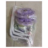 DDJKCZ Training Wheels Flash Mute Wheel Bicycle Compatible for Bikes of 12 14 16 18 20 Inch (Light Purple)