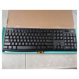 Logitech K270 Wireless Keyboard for Windows, 2.4 GHz Wireless, Full-Size, Number Pad, 8 Multimedia Keys, 2-Year Battery Life, Compatible with PC, Laptop, Black