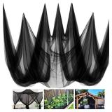 2 Pack 10 x 20 FT Mosquito Netting,Garden Mesh Netting Barrier,Balcony Privacy Screen Plant Covers for Patio Vegetables Fruits Flowers Protection