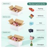 Eupako 30 Pack Small Shipping Boxes Assorted Sizes, White Corrugated Box Mailers, 9x6x4 & 10x7x5 & 11x6x6, 10 PCS Each, Cardboard Boxes for Packaging Small Business, Mailing