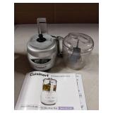 Cuisinart Mini-Prep Plus Food Processor, 24-Ounce Mini Food Processor to Chop Herbs, Vegetables, and Hard Cheese, 24-Ounce Work Bowl, Reversible Stainless Steel Blade, DLC-2ABC, Brushed Chrome