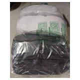 JenPen 60 Pairs Disposable Pedicure Slippers Foam Spa Pedi Flip Flops Bulk Foldable Pedicure Slippers Sandals Shoes for Guest Women Men Salon Spa Hotel Shower Foot Nail Party Supplies(White and Black)