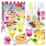12 Making Miniature Food Toys Set, DIY, Resin Play, NOT Edible, Kitchen Mini Pretend Play Food Set for Kids Age 8-13, Birthday for Girls, 8 9 10, Make Your Food