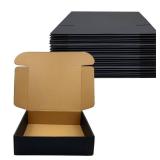 24 Pack 11x9x3 inch Black Shipping Boxes ï¼Cardboard Packaging Boxes for Mailing Shipping Corrugated Cardboard Boxes for Packaging Small Business Craft Flat Shipping Boxes Empty Gifts Giving Produ