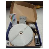 Segrass 50ft RGB LED neon Rope Lights LED neon Lights with Remote Control/APP Control IP65 Waterproof Flexible Neon LED Strip Lights for Bedroom Room Outdoors DÃ©cor