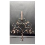 Decorative Metal Over Door Hanger 21 inches long and approximately 18 inches wide
