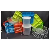 Kitchen Storage, Cooking and Organization Set Includes Pyrex Bowl and Anchor Hocking Casserole