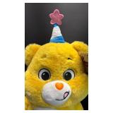 NEW! Care Bears Plush - Birthday Bear (approximately 12 inches seated) and Good Luck Bear (approximately 10 inches seated)