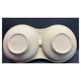 Pampered Chef (New) Anchor Hocking 4 cup measure with spout and Silicone Bakeware.