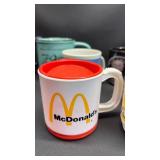 Mixed Collection of Coffee Mugs Including Vintage (unused) McDonalds Mugs