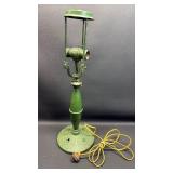 Metal Pittsburgh Lamp, Brass and Glass Company lamp base.