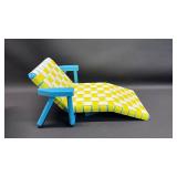 Retired American Girl Furniture. Backyard Lounger and Futon Style Chair
