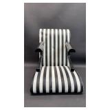 Retired American Girl Black and White Striped Table Hanging Chair