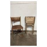 Quite Comfy! Mid Century Metal Frame Folding Chairs