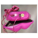 NOVELTY LIP SHAPED CORDED LANDLINE TELEPHONE
