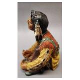NATIVE AMERICAN JEWELRY AND STATUE FIGURE