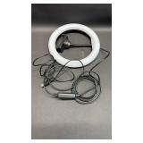 LED Ring Light with Flexible Phone Clip Mount