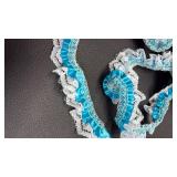 Ice Blue and Turquoise Notion Trim