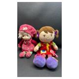 Linzy Toys 16" Educational Doll designed to help children develop fine motor skills and Hand Crocheted Doll with Plastic Hands and Face